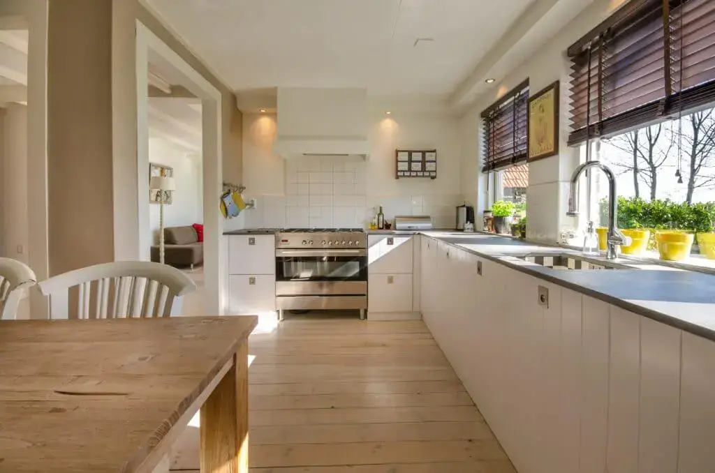 Aesthetic tiny and clean kitchen