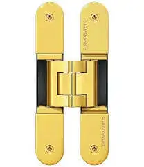 gold-plated hinges 