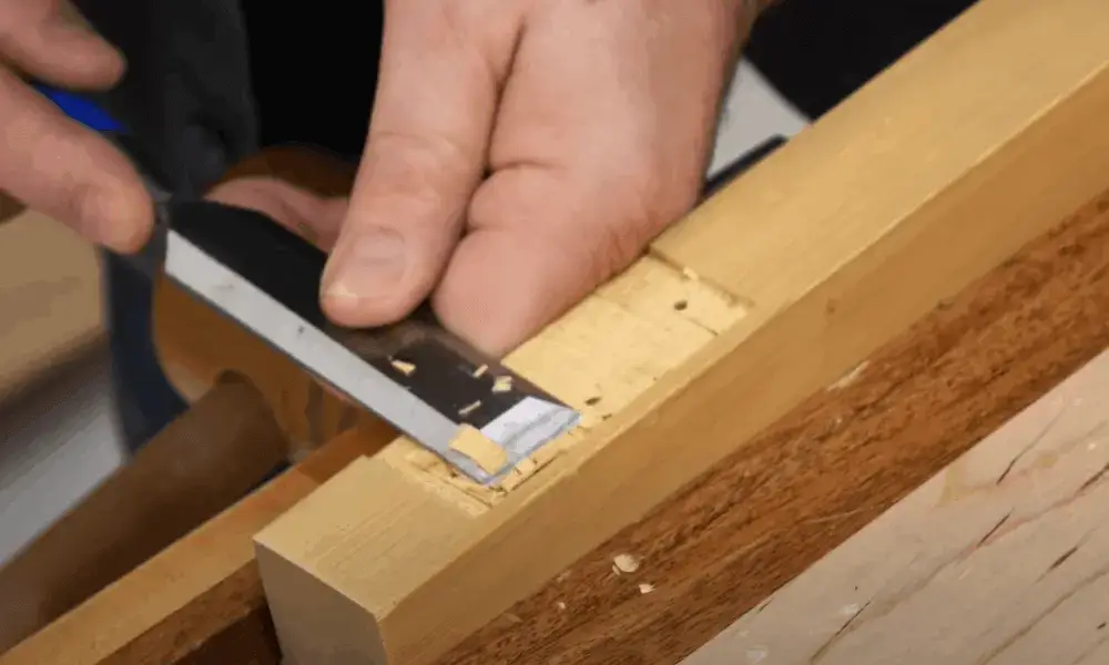 Chisel to Create the Mortise in the Door Frame