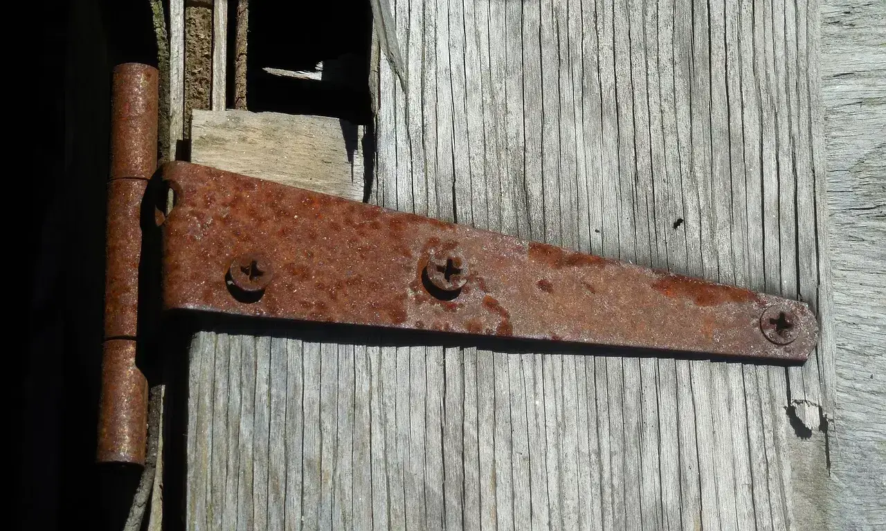 Rusty or Corroded Hinges